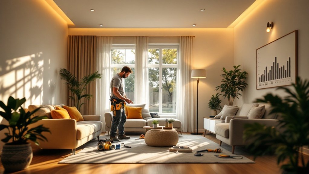 efficient lighting system installation