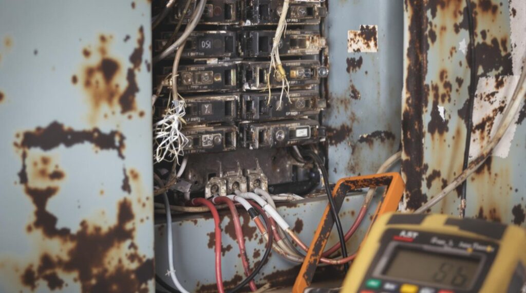 electrical panel upgrade signs