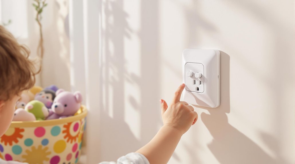 childproof electrical outlet safety