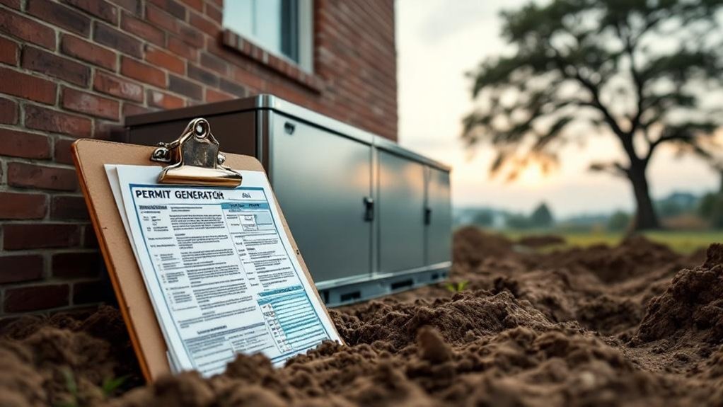 generator installation permit requirements