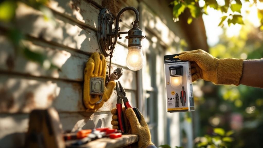 safe light fixture removal